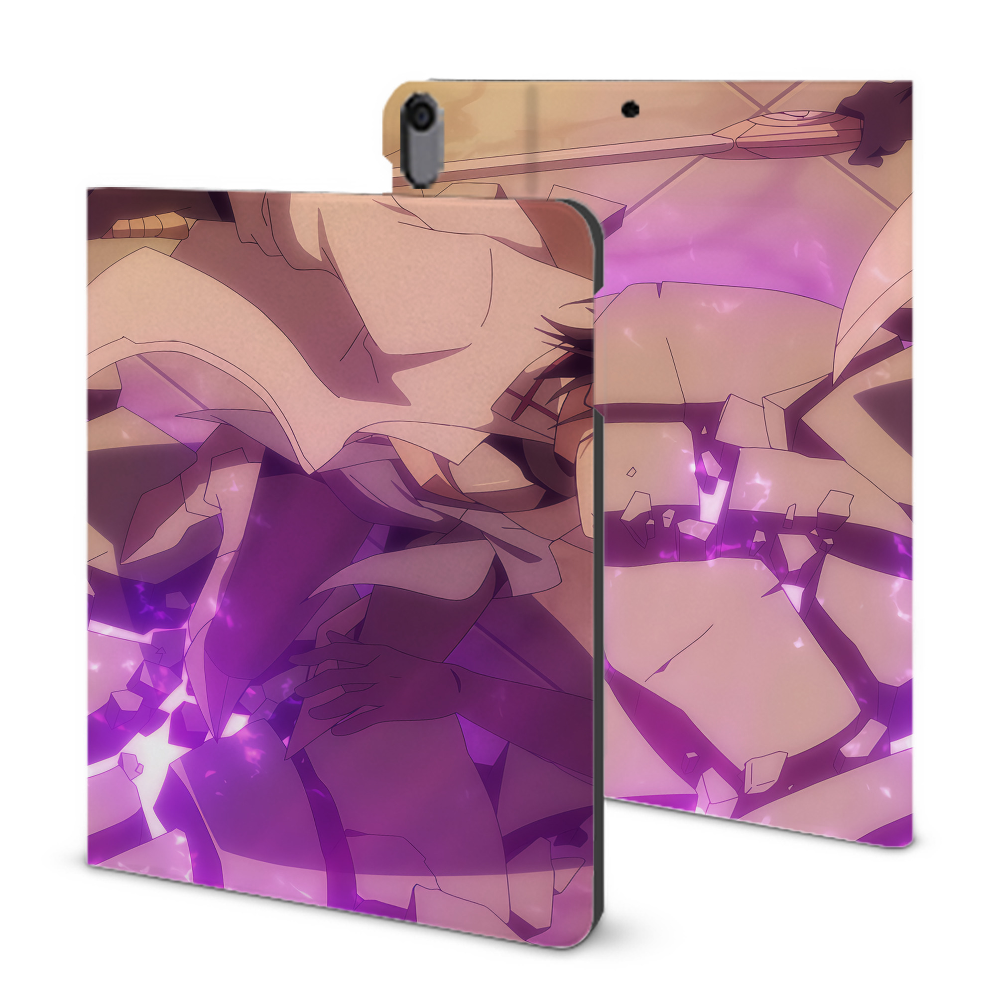 （画像用） 転スラ Regarding Reincarnated to Slime IPad ケース ブック型 PUレザー TPU 耐衝撃 軽量 薄型 ペン収納なし 全面保護 IPad 各モデル対応